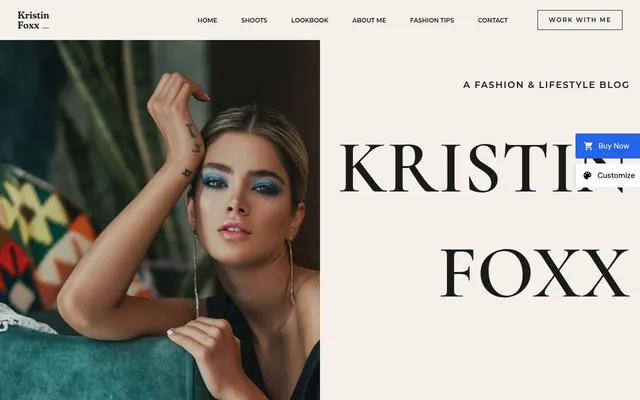 Fashion Influencer — screenshot of the live demo, taken by us